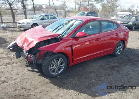 2017 Hyundai Elantra Se z USA, uszkodzony, nr VIN KMHD84LF0HU207389